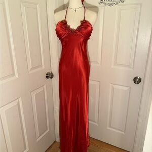 Niki Lavis Red Maxi Dress